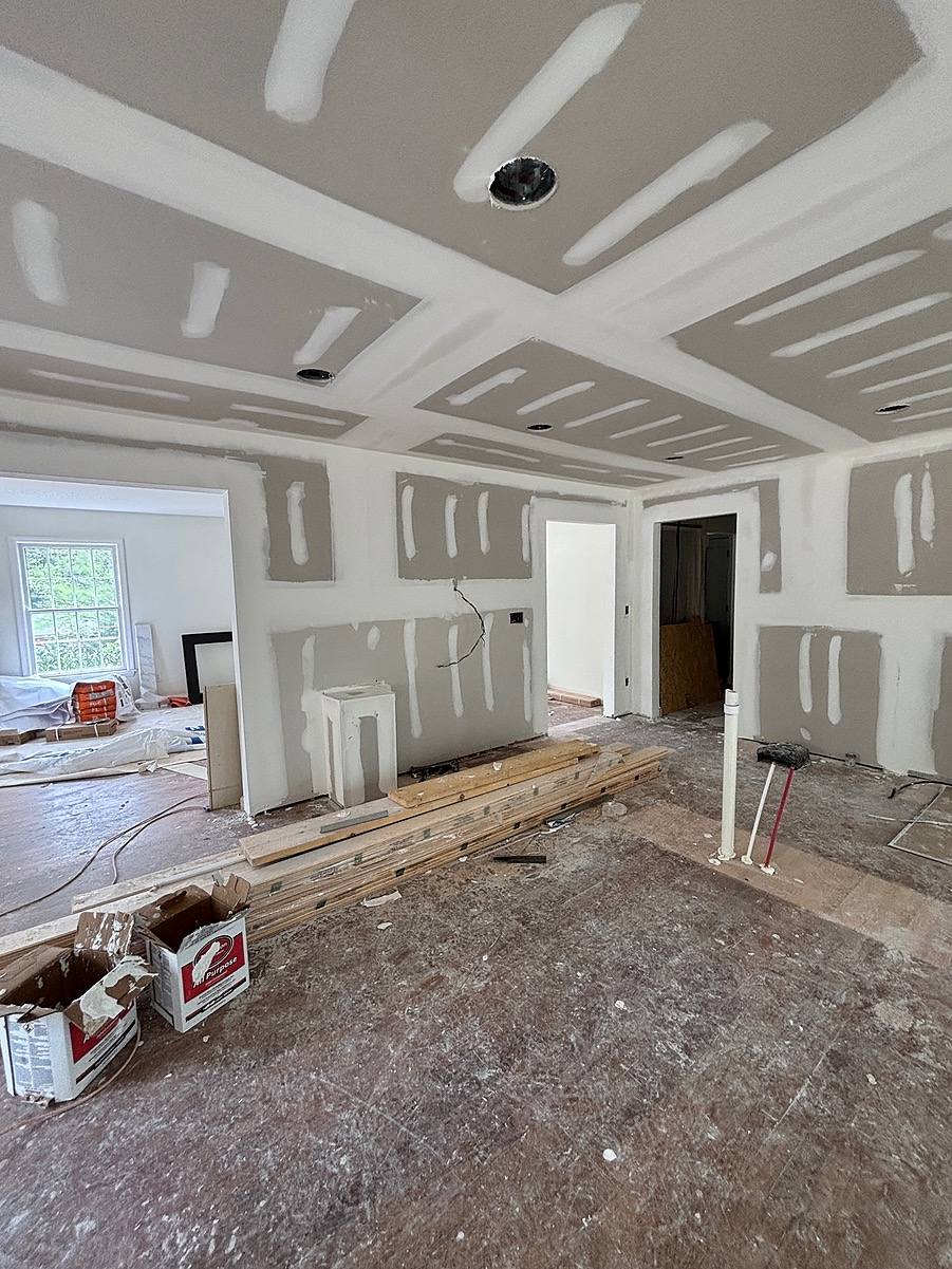 During Construction Raleigh Kitchen Transformation