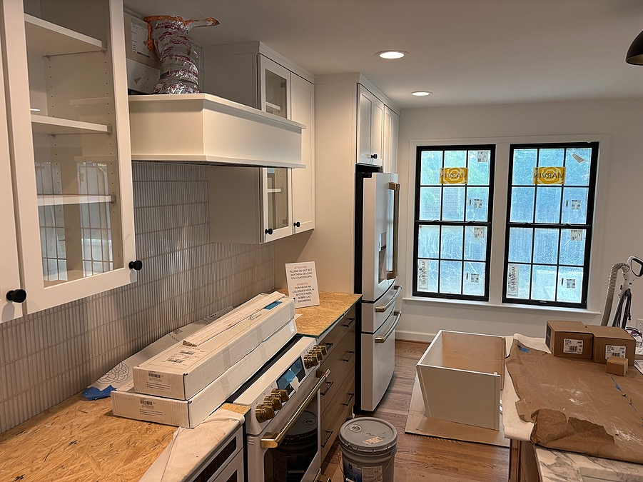 During Construction5 Raleigh Kitchen Transformation